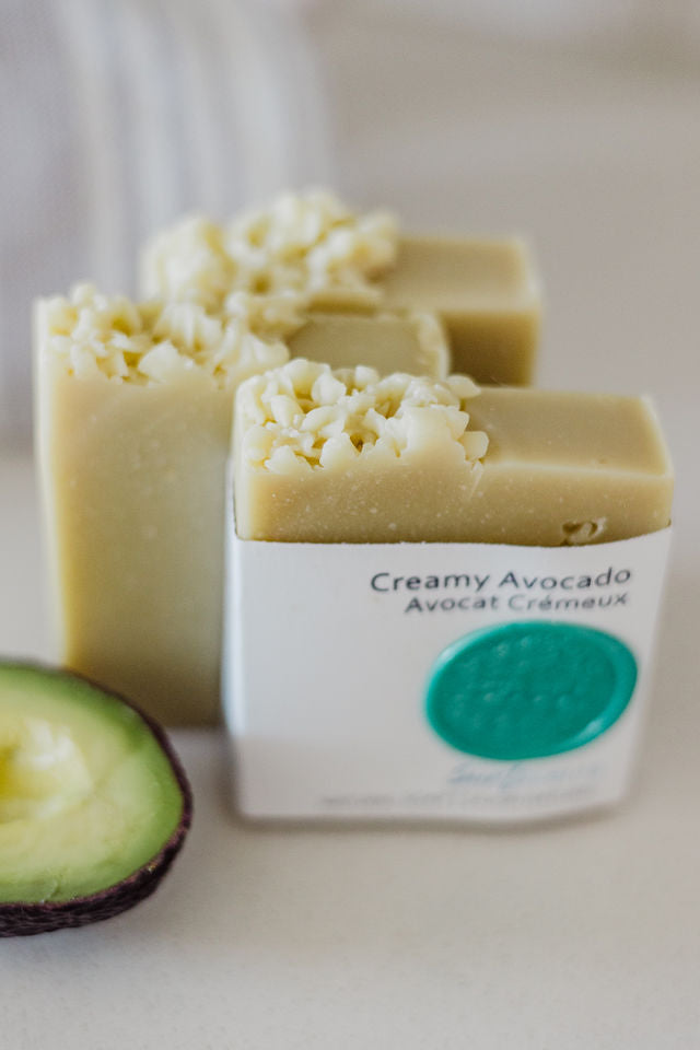Creamy Avocado Soap Bar