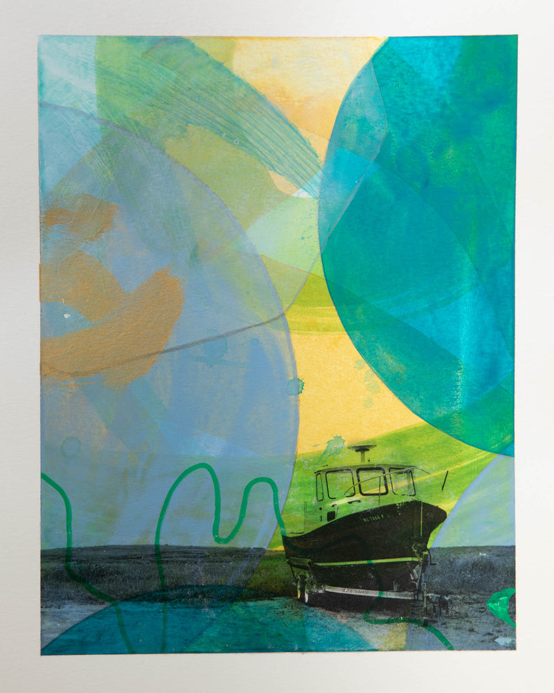 'On Past Sunset' 11x14 Framed