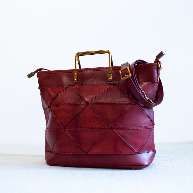 Small Origami Tote Ruby