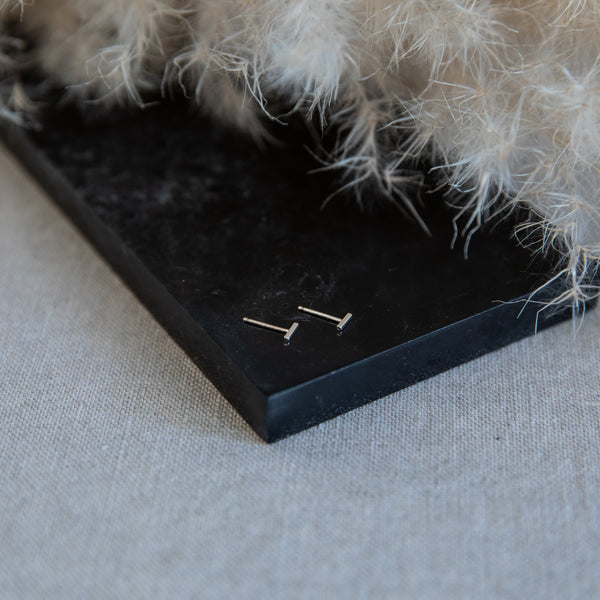 Micro Bar Studs Sterling Silver