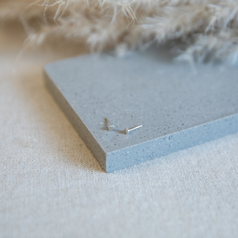 Micro Dot Studs Sterling Silver