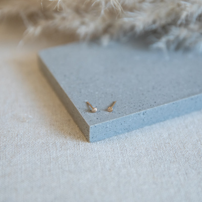 Micro Dot Studs 14k Gold Fill