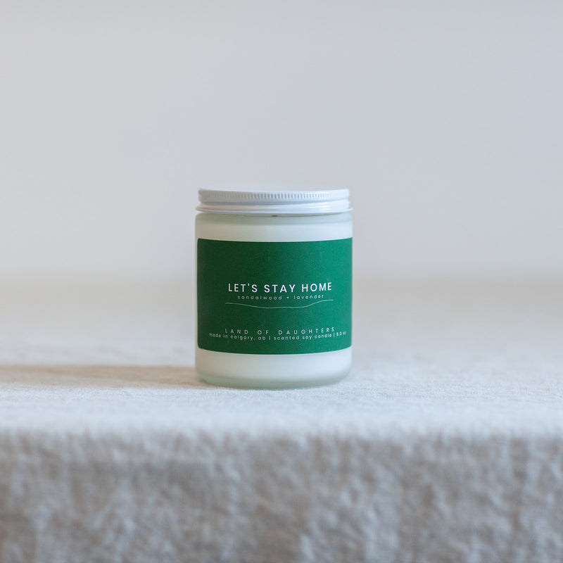 Let's Stay Home 8oz Candle