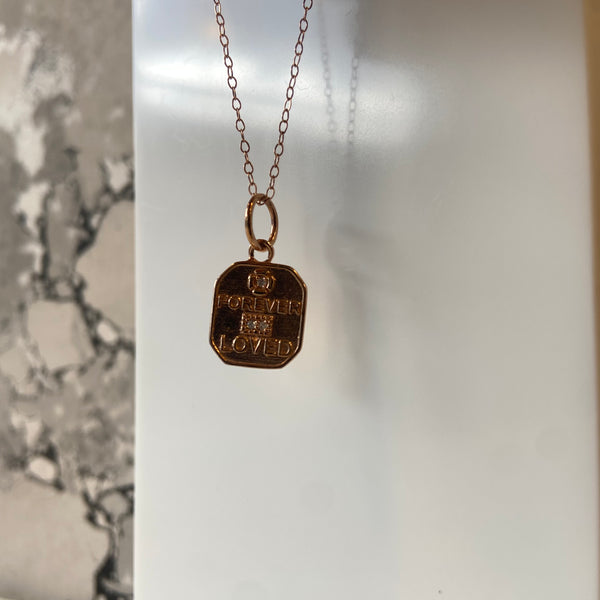 Rose Gold Forever Loved Necklace