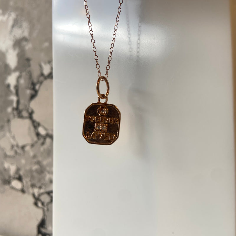 Rose Gold Forever Loved Necklace