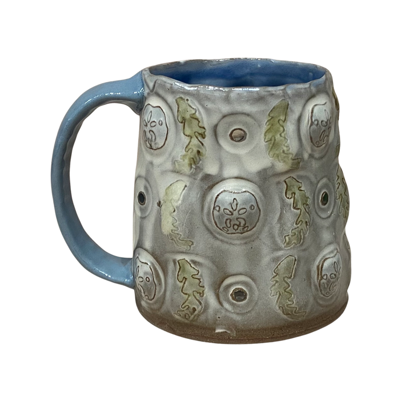 Seaweed and Sand Dollar Mug