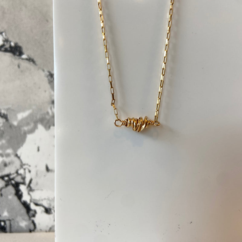 Hera 14K Gold Fill Wrap Pendant
